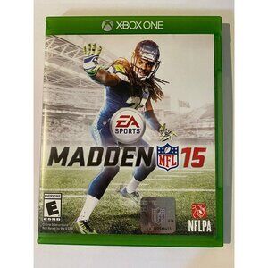 MADDEN NFL 15 Microsoft Xbox One, 2014 VIDEO GAME DISC CASE & INSERTS TESTED